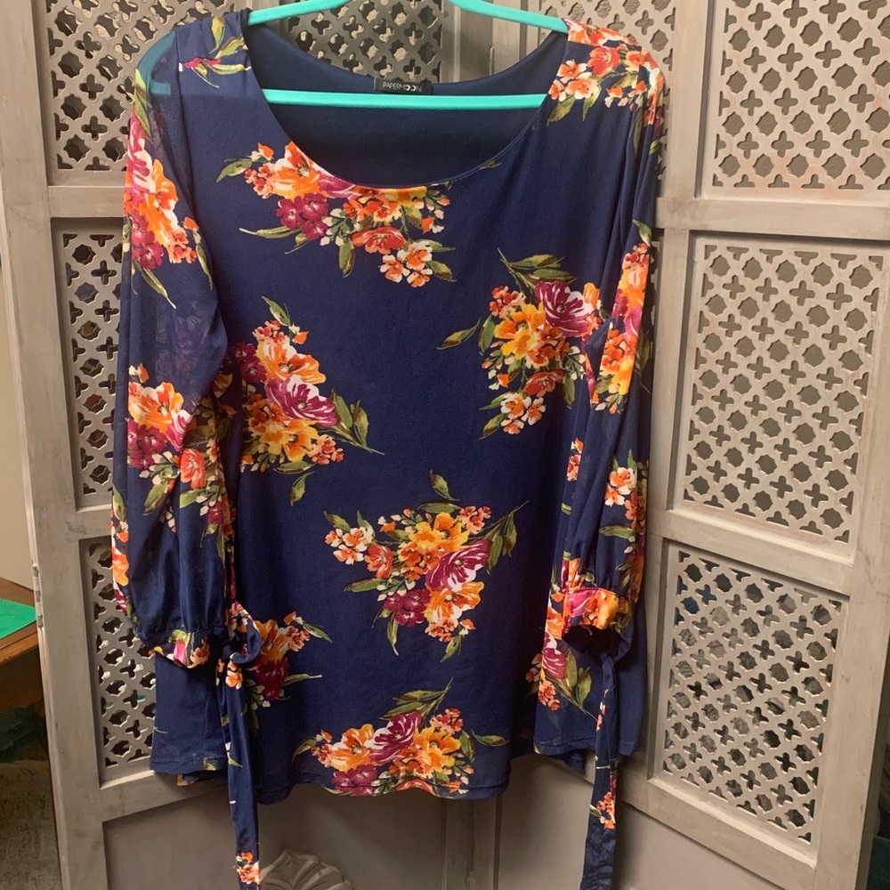 Moderately worn Papermoon floral shirt!